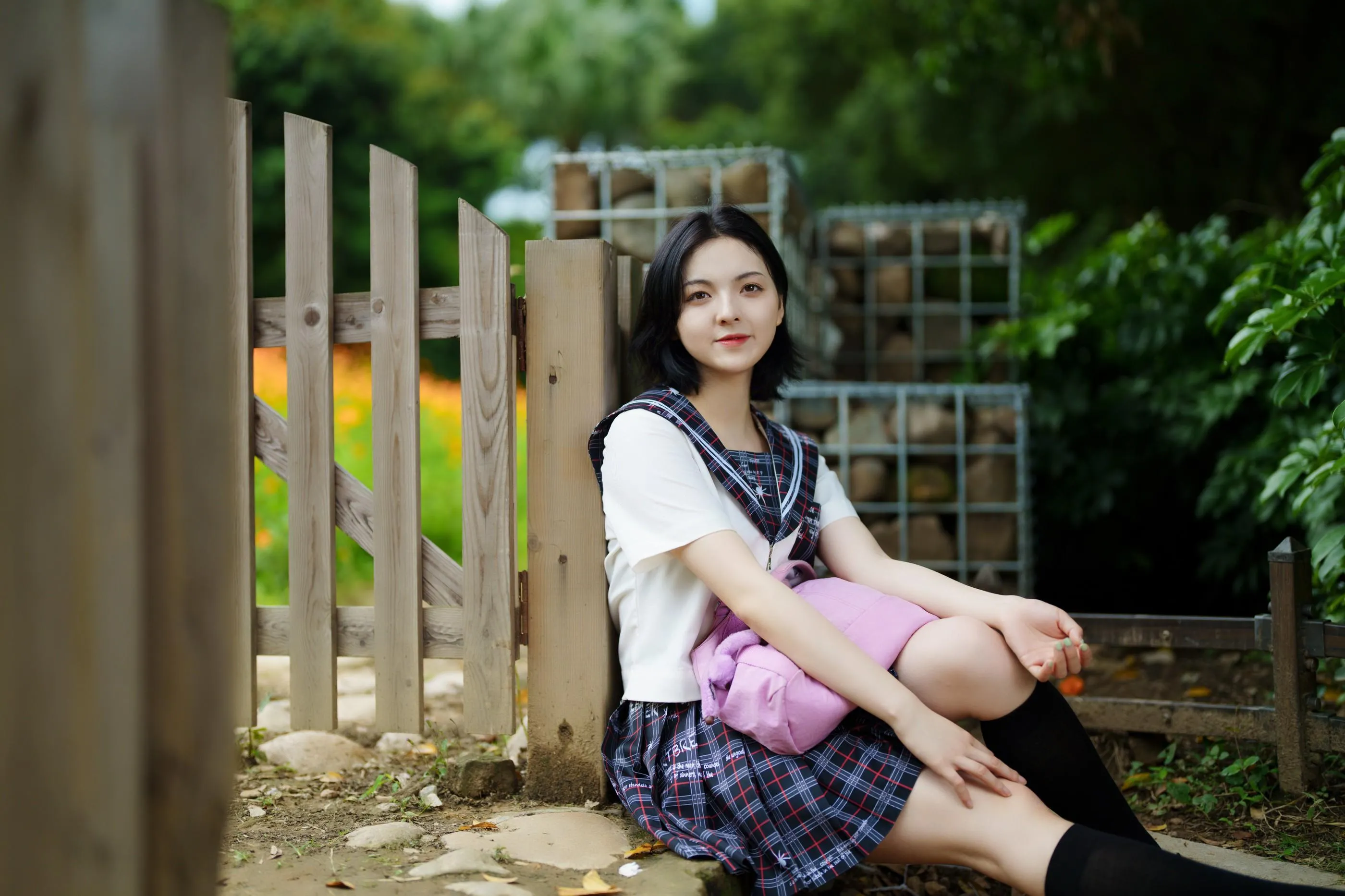 [YITUYU艺图语]2021.11.12 花田里的JK少女 dudu [51P]插图4